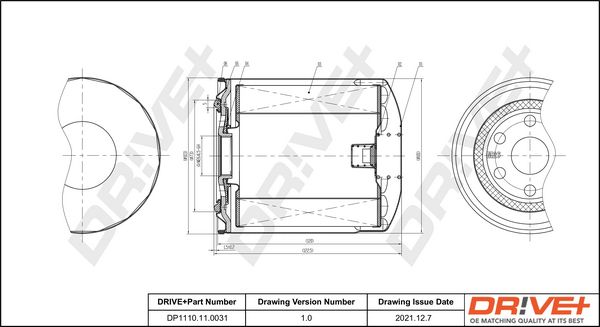 Oil Filter Dr!ve+ DP1110.11.0031