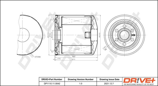 Oil Filter Dr!ve+ DP1110.11.0042