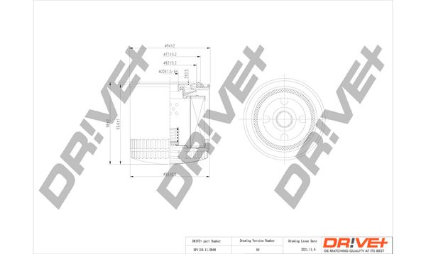 Alyvos filtras Dr!ve+ DP1110.11.0048