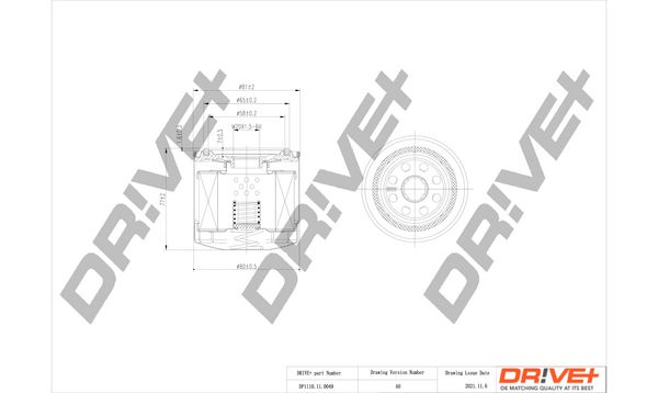 Alyvos filtras Dr!ve+ DP1110.11.0049