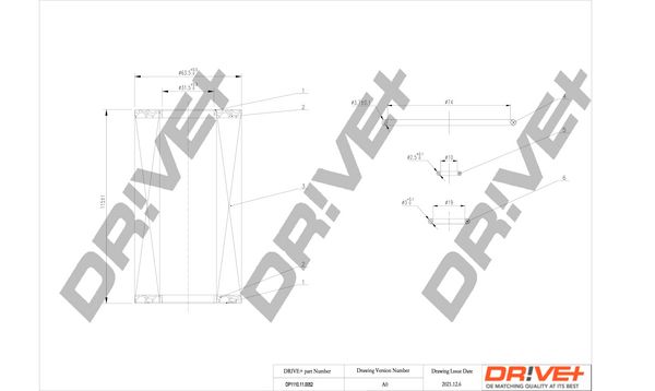 Oil Filter Dr!ve+ DP1110.11.0052