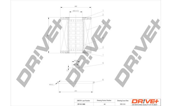 Oil Filter Dr!ve+ DP1110.11.0053