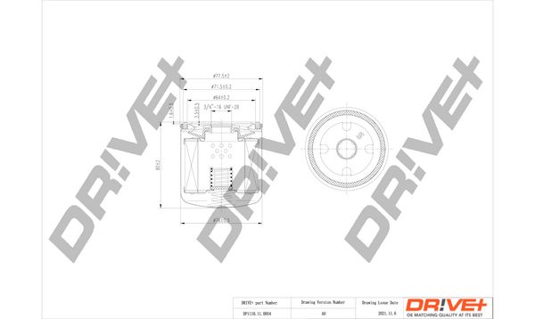 Alyvos filtras Dr!ve+ DP1110.11.0054