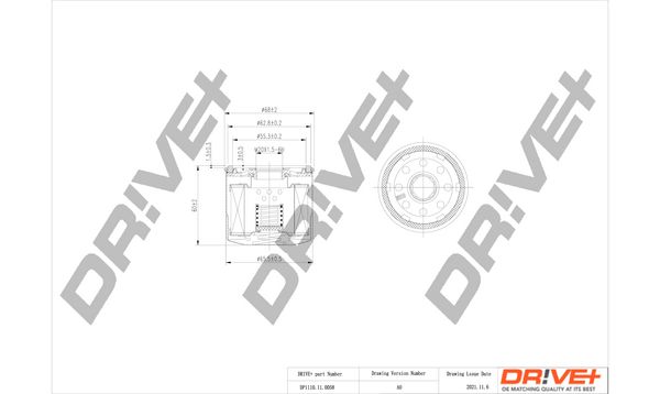 Alyvos filtras Dr!ve+ DP1110.11.0058