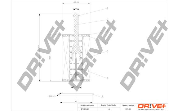 Oil Filter Dr!ve+ DP1110.11.0061