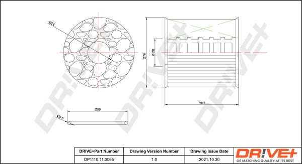 Oil Filter Dr!ve+ DP1110.11.0065