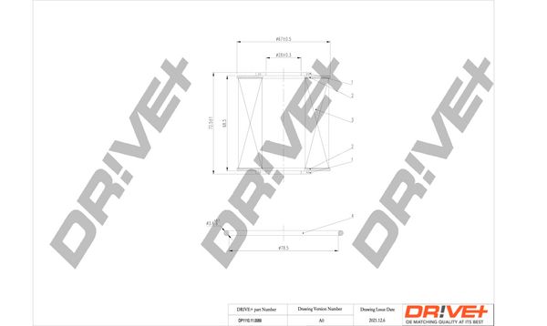 Alyvos filtras Dr!ve+ DP1110.11.0069