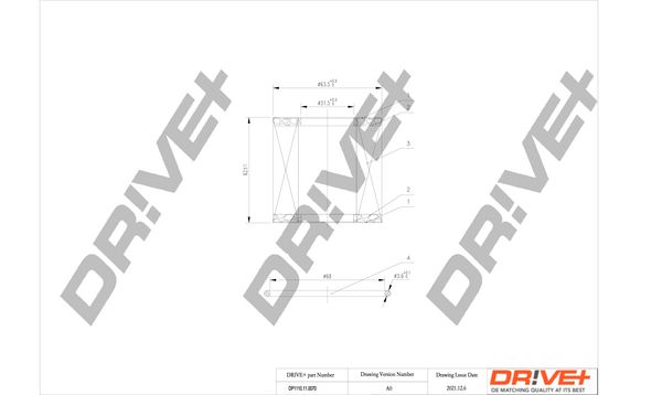 Alyvos filtras Dr!ve+ DP1110.11.0070