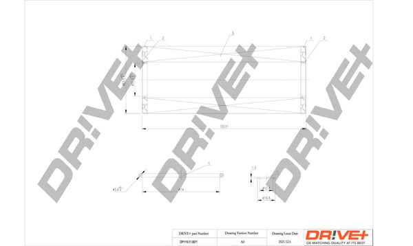 Alyvos filtras Dr!ve+ DP1110.11.0071