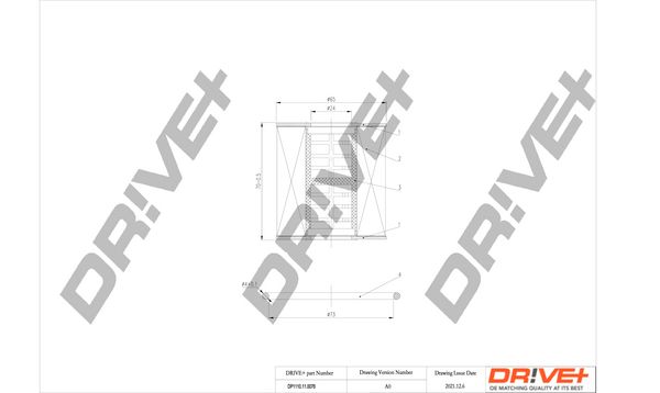 Oil Filter Dr!ve+ DP1110.11.0076