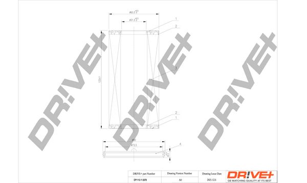Alyvos filtras Dr!ve+ DP1110.11.0078