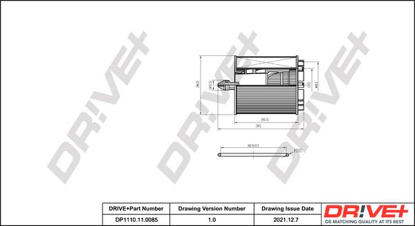 Oil Filter Dr!ve+ DP1110.11.0085