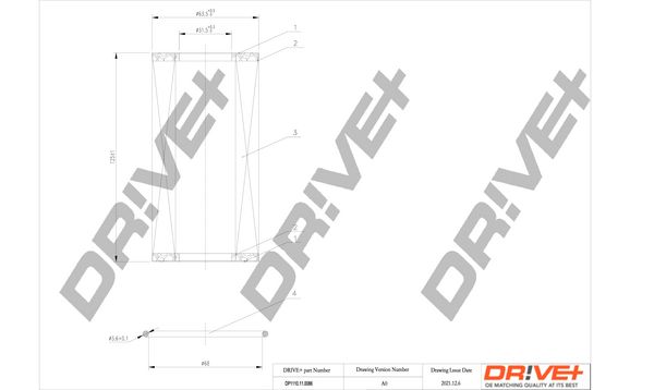 Alyvos filtras Dr!ve+ DP1110.11.0086