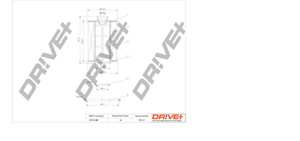 Alyvos filtras Dr!ve+ DP1110.11.0097