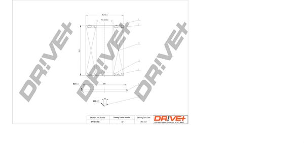 Alyvos filtras Dr!ve+ DP1110.11.0101