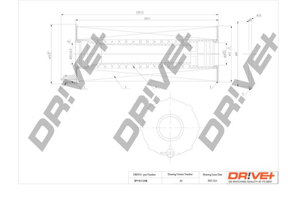 Alyvos filtras Dr!ve+ DP1110.11.0106