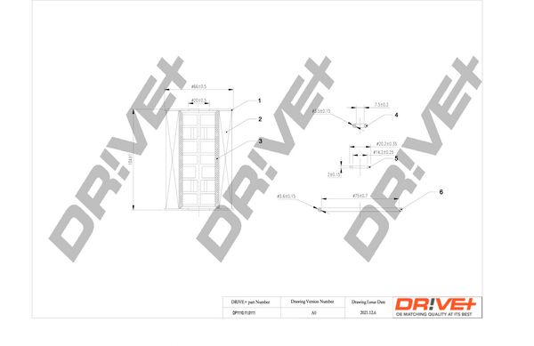 Oil Filter Dr!ve+ DP1110.11.0111