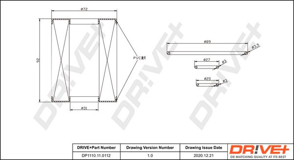 Oil Filter Dr!ve+ DP1110.11.0112