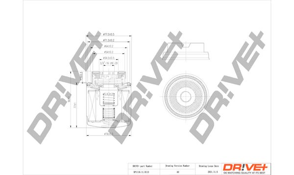 Oil Filter Dr!ve+ DP1110.11.0113