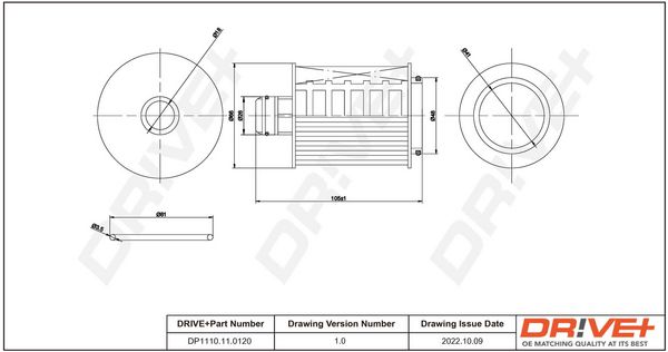 Oil Filter Dr!ve+ DP1110.11.0120