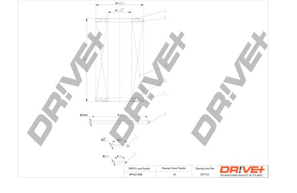 Alyvos filtras Dr!ve+ DP1110.11.0126