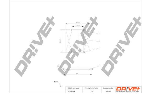 Оливний фільтр Dr!ve+ DP1110.11.0143