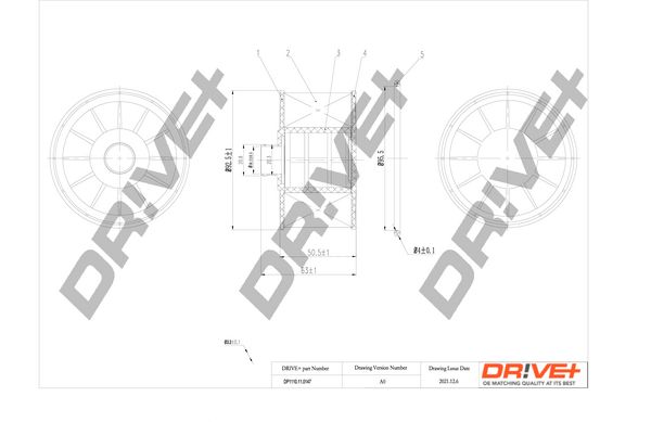 Alyvos filtras Dr!ve+ DP1110.11.0147