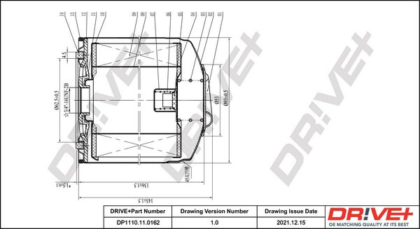 Oil Filter Dr!ve+ DP1110.11.0162