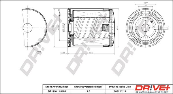 Oil Filter Dr!ve+ DP1110.11.0165