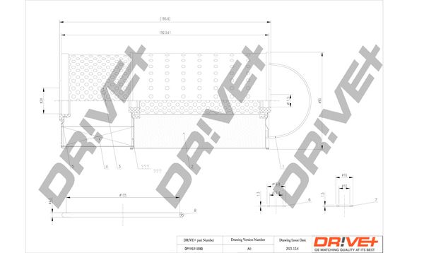 Alyvos filtras Dr!ve+ DP1110.11.0183