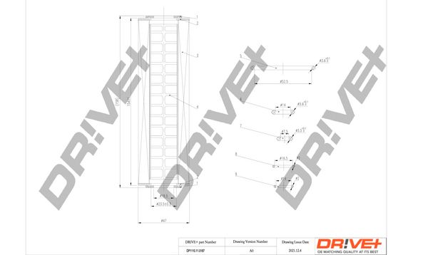 Alyvos filtras Dr!ve+ DP1110.11.0187