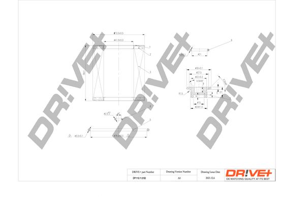 Oil Filter Dr!ve+ DP1110.11.0193