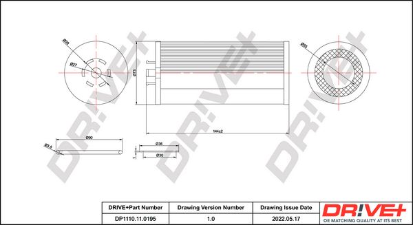 Oil Filter Dr!ve+ DP1110.11.0195