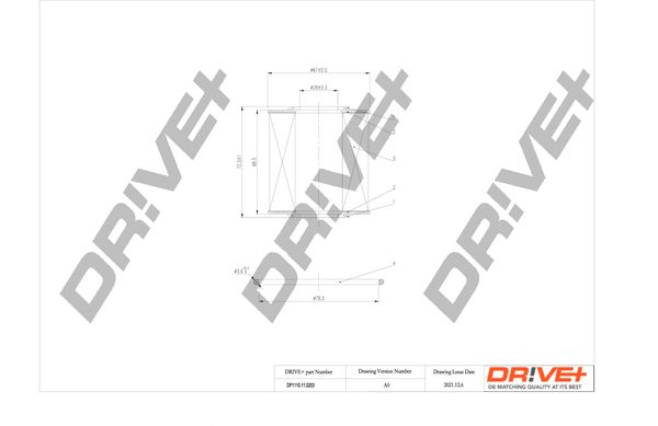 Оливний фільтр Dr!ve+ DP1110.11.0203