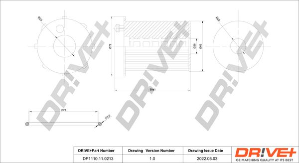 Oil Filter Dr!ve+ DP1110.11.0213