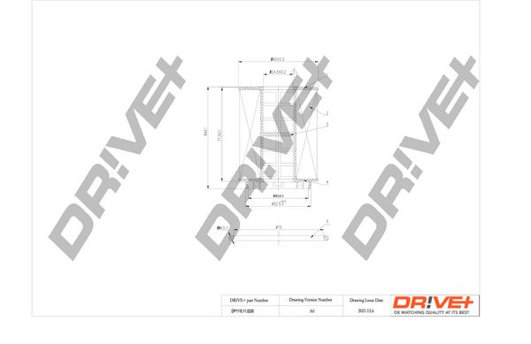 Oil Filter Dr!ve+ DP1110.11.0230