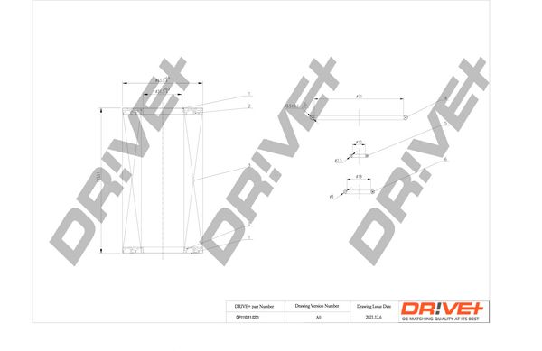 Oil Filter Dr!ve+ DP1110.11.0231