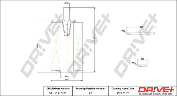 Oil Filter Dr!ve+ DP1110.11.0235