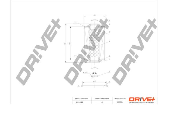 Oil Filter Dr!ve+ DP1110.11.0254