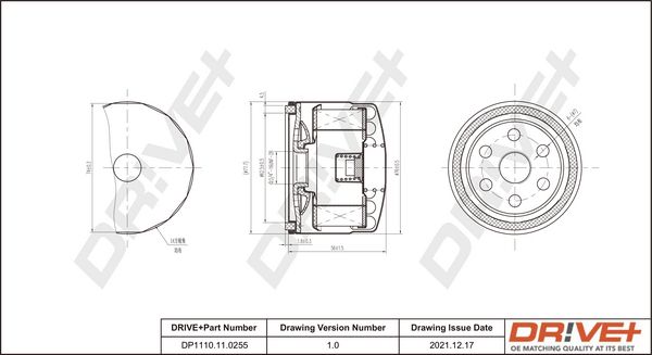 Oil Filter Dr!ve+ DP1110.11.0255