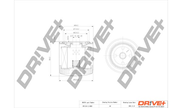 Оливний фільтр Dr!ve+ DP1110.11.0263