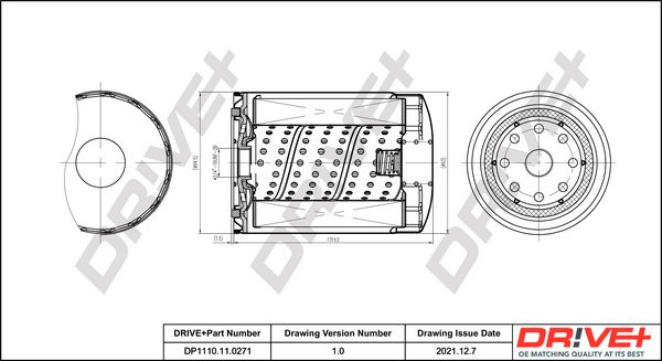 Oil Filter Dr!ve+ DP1110.11.0271