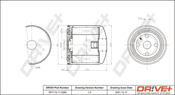 Oil Filter Dr!ve+ DP1110.11.0285