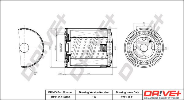 Oil Filter Dr!ve+ DP1110.11.0292