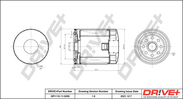 Oil Filter Dr!ve+ DP1110.11.0293