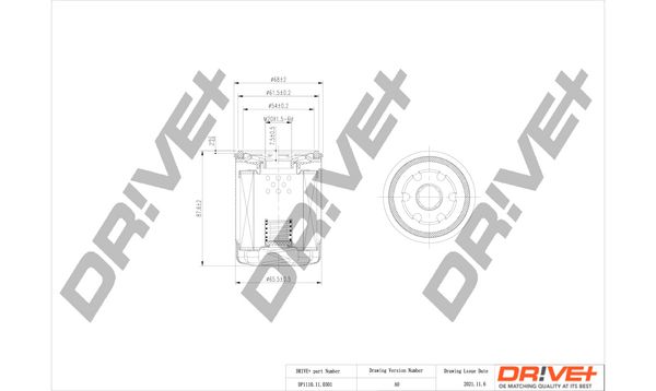 Оливний фільтр Dr!ve+ DP1110.11.0301