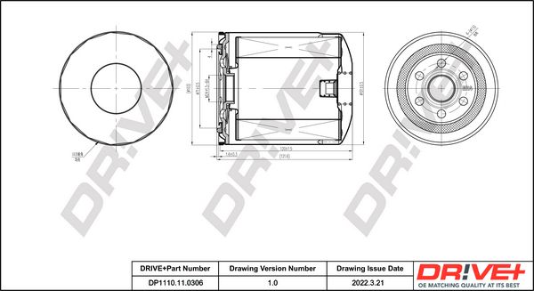 Oil Filter Dr!ve+ DP1110.11.0306