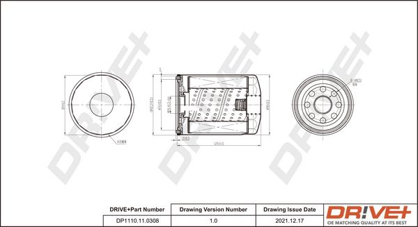 Oil Filter Dr!ve+ DP1110.11.0308