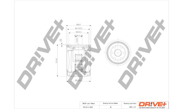 Oil Filter Dr!ve+ DP1110.11.0335