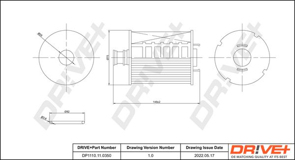 Oil Filter Dr!ve+ DP1110.11.0350